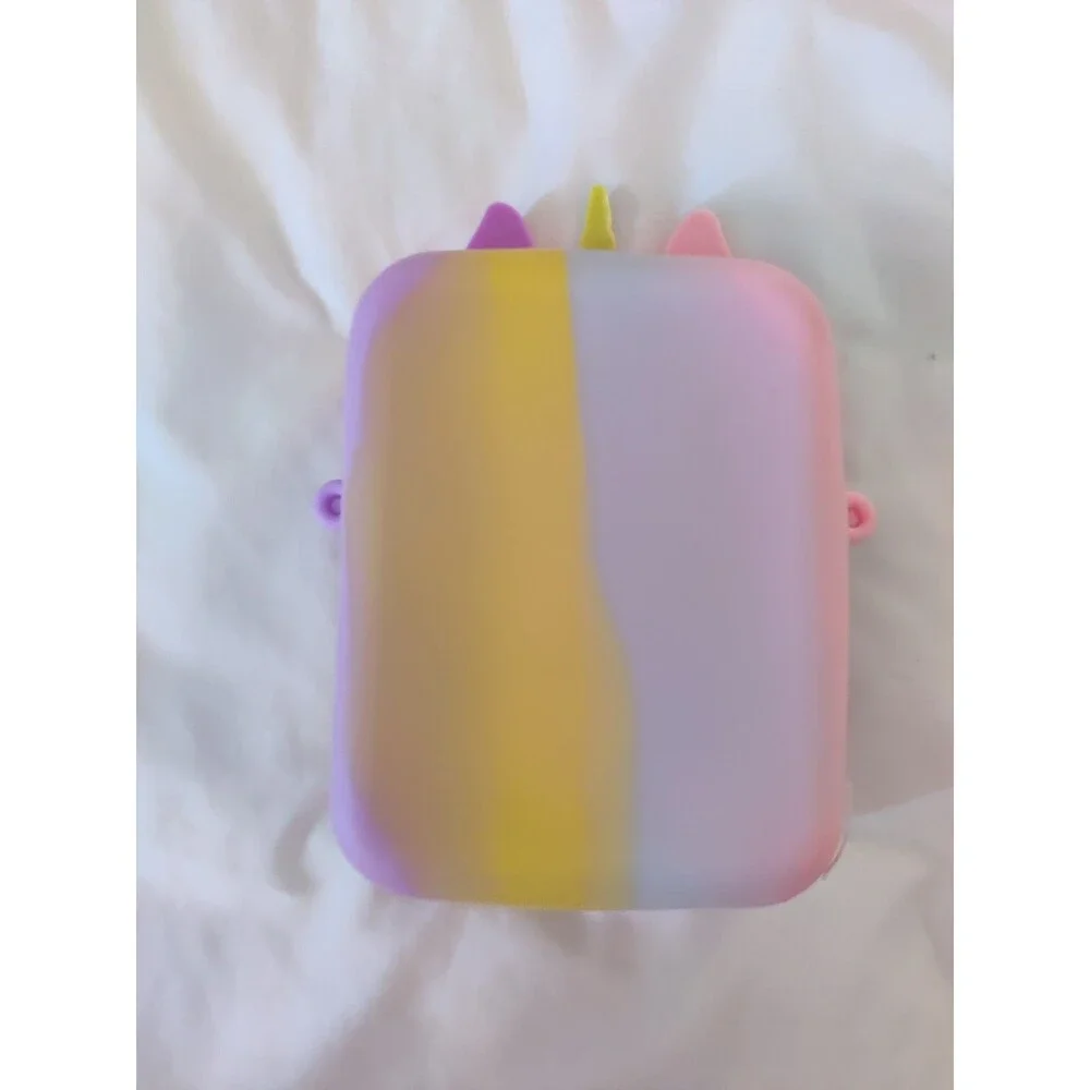 Girl's Unicorn Pop Bubble Fidget Purse Wallet with Colorful Strap